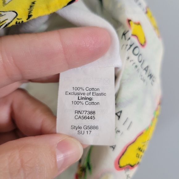 J. CREW colorful Hawaiian printed off-shoulder cotton popover mini shift dress - Picture 13 of 14